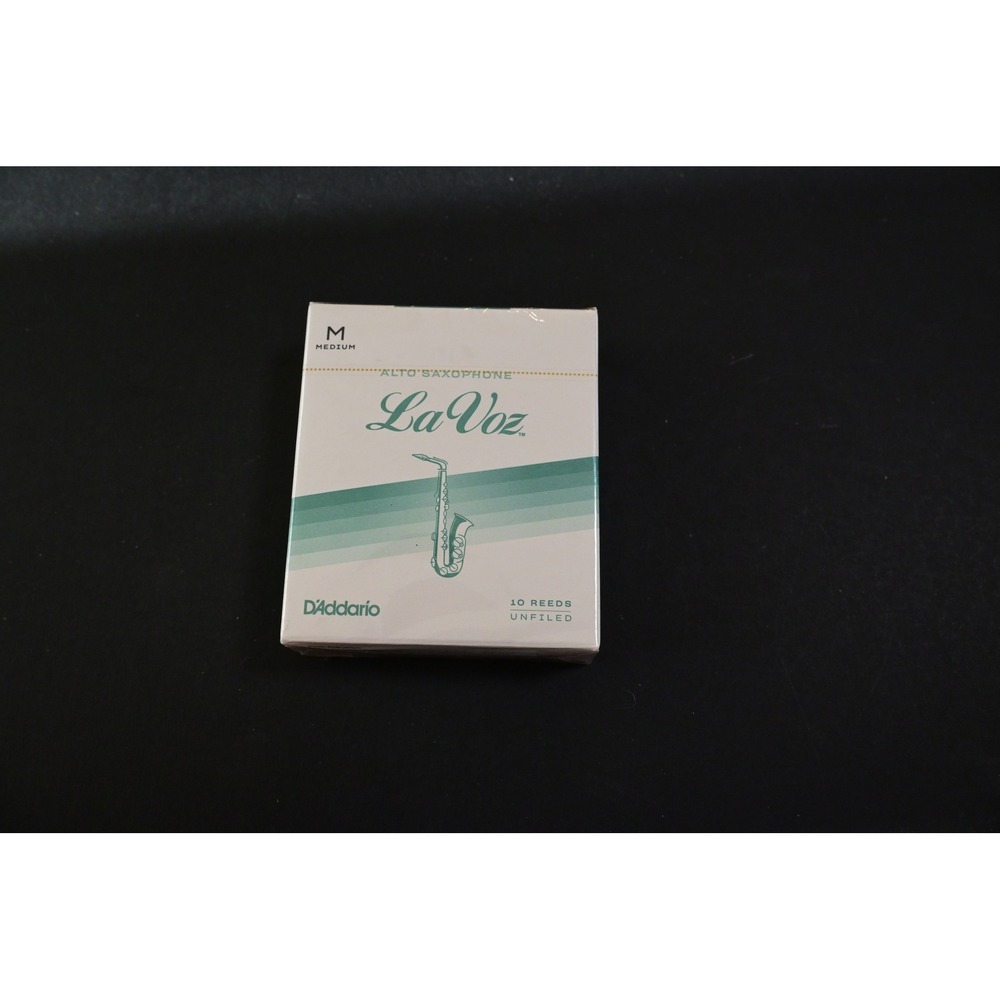 D'Addario La Voz Alto Saxophone Reeds Medium 10-Pack New